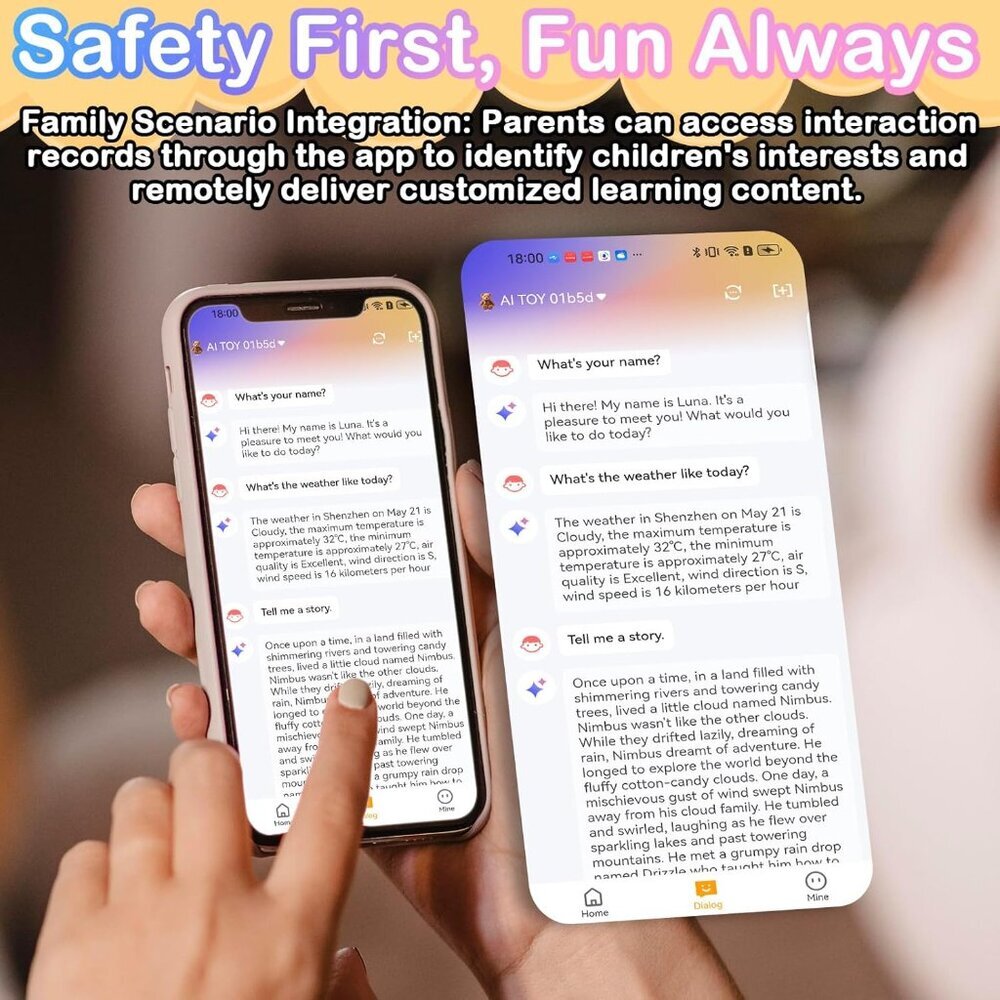 AI Smart Stuffed Animal with ChatGPT - Real-Time Voice Interactive Plush Toy NEW - Picture 5 of 9